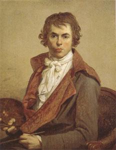 Jacques-Louis  David Portrait of the Artist (mk05) oil painting image